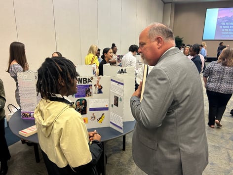 Dr. Bernier at Capstone Presentation