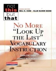 book_no more look up the list vocabulary instruction