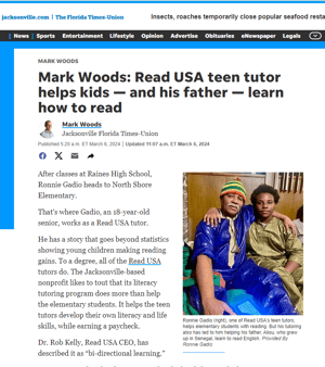 3.6.24_The Florida Times-Union_MarkWoods READ USA Teen Tutor