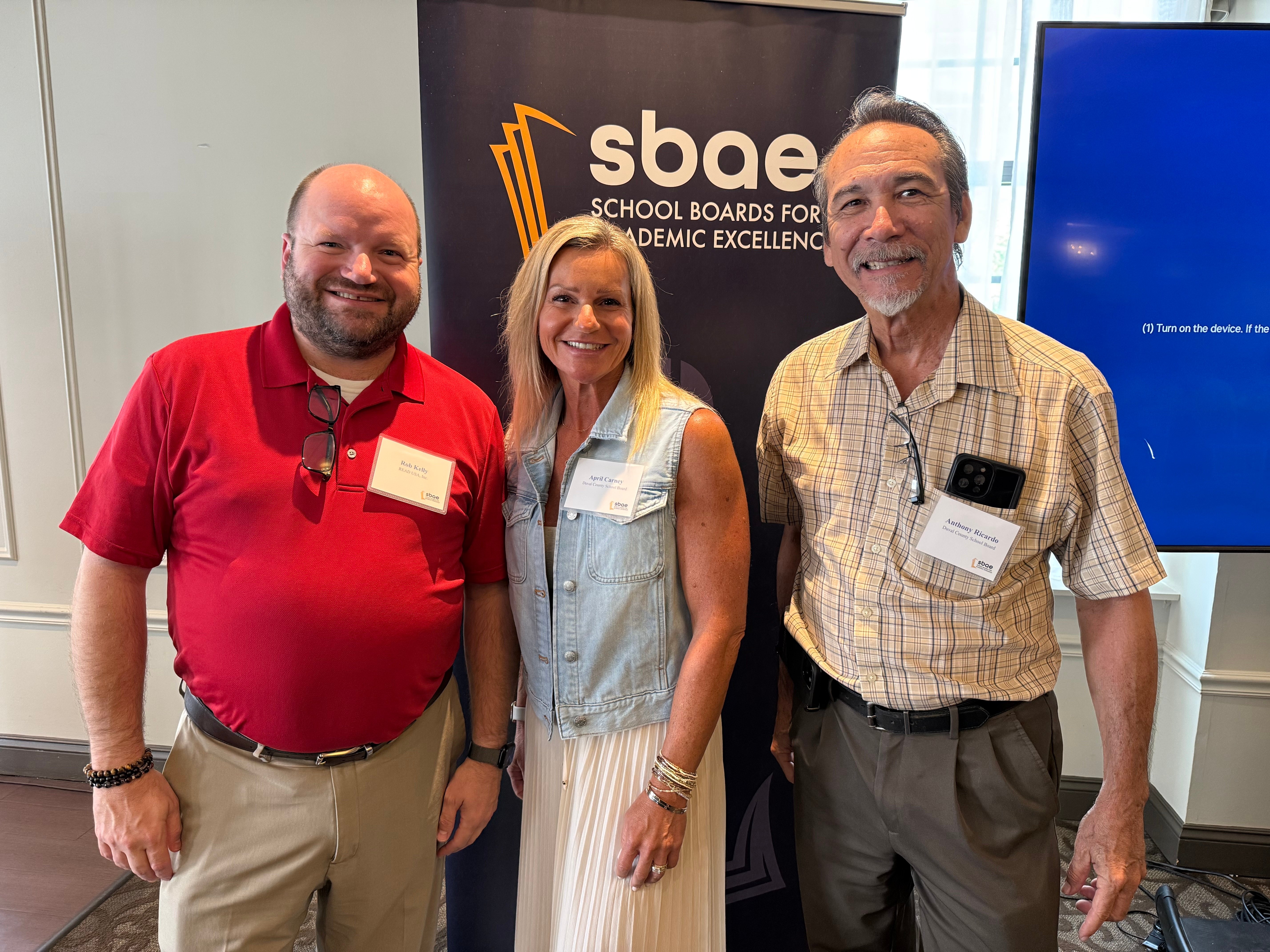 Rob April and Tony at SBAE Conference