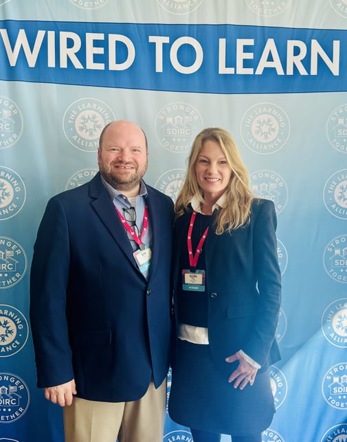 Rob and Ellen at Wired to Learn Fast Summit