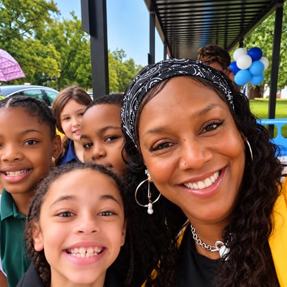 Students and Dr. McKinney